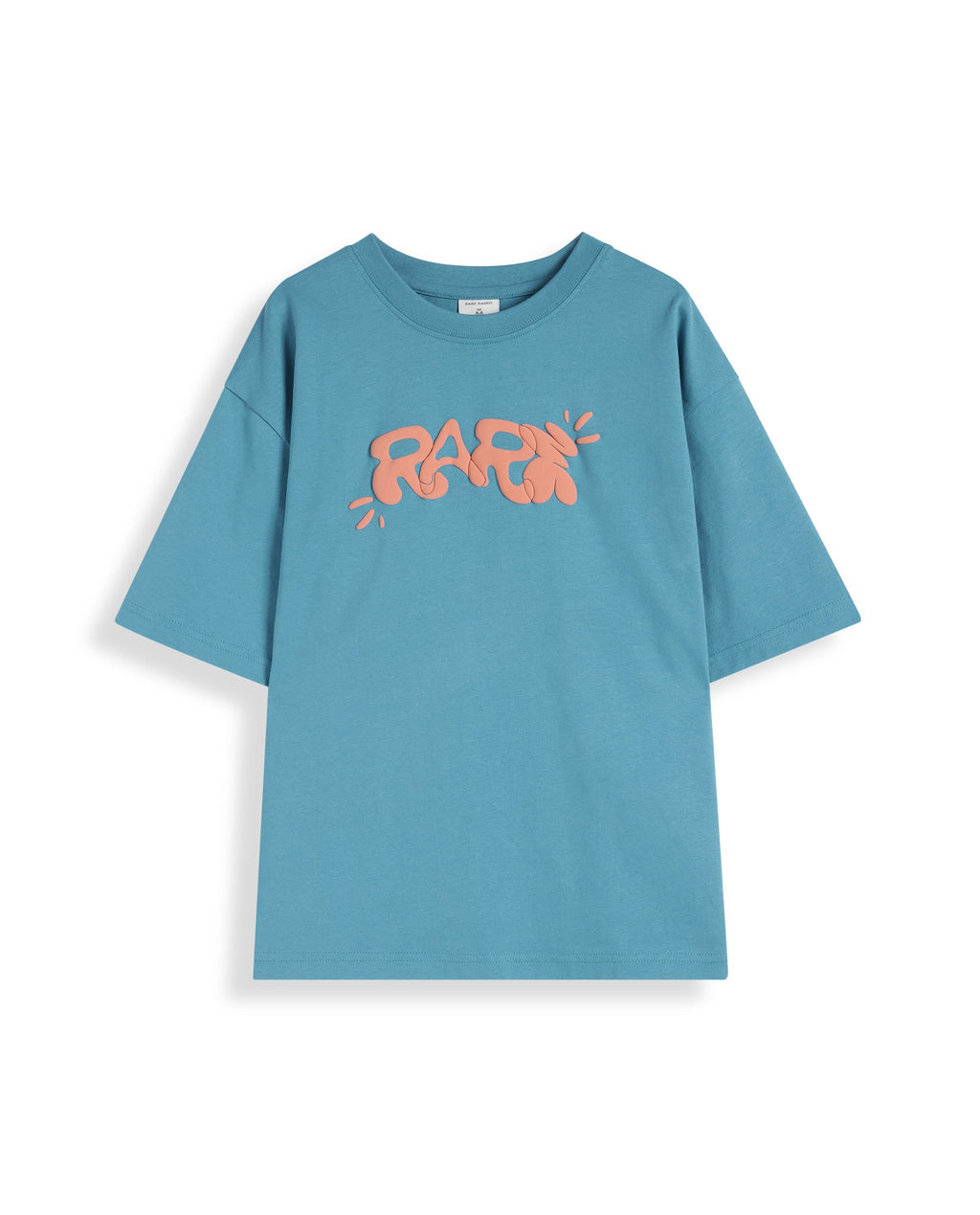 Rare Ones Kids Chris Turq Cotton Half Sleeves Crew Neck Oversized Fit Graphic Print T-Shirt
