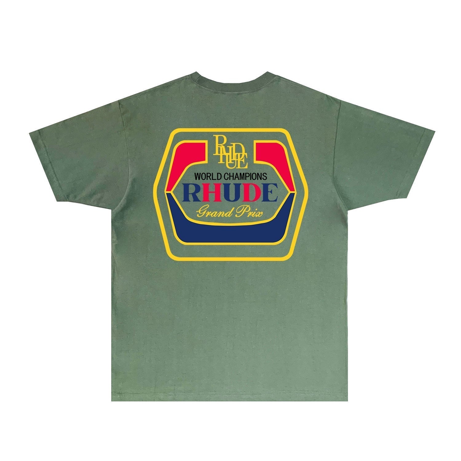 Rhude T-shirts Printed Trendy Pure Cotton