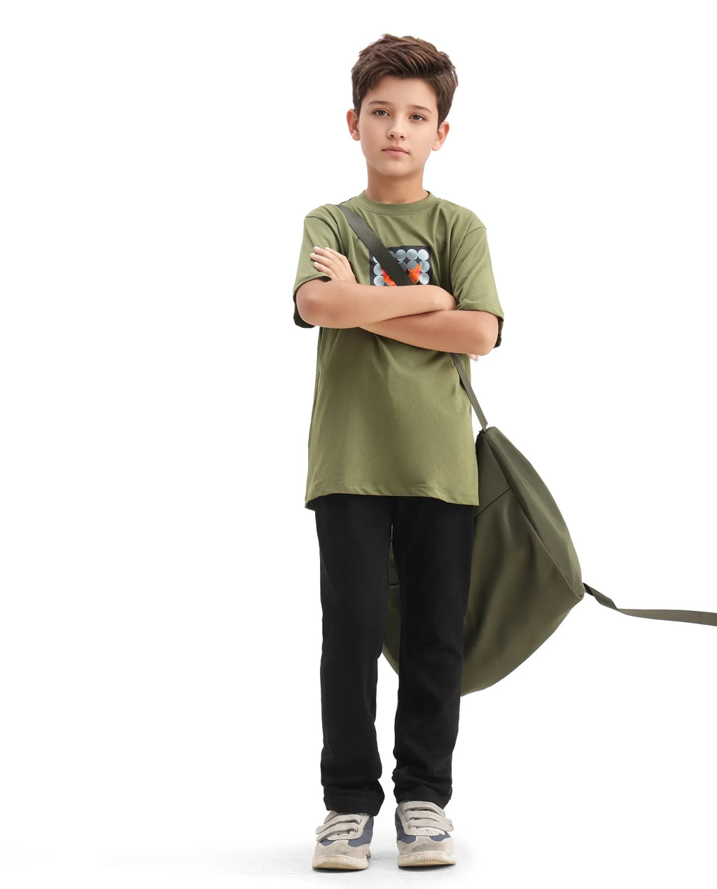 Rare Ones Kids Kino-25 Black Cotton Button Closure Regular Fit Jeans