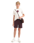 Rare Ones Kids Alti-B Brown Polyester Blend Drawstring Closure All Over Print Regular Fit Shorts