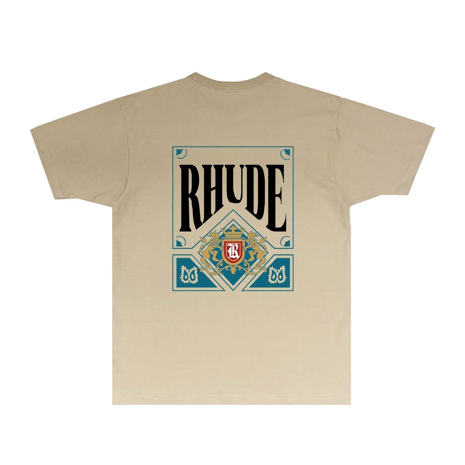Rhude T-shirts Printed Trendy Pure Cotton